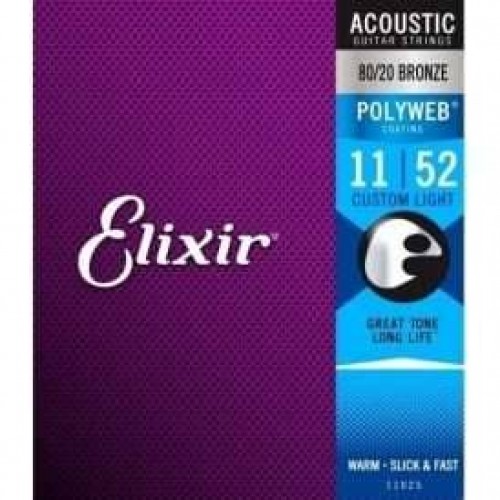 Elixir Polyweb 11-52 Acoustic 80/20