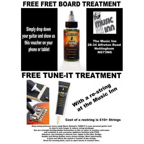 Free Fret board treatment & Tune it Lubricant Free Fret board treatment & Tune it Lubricant